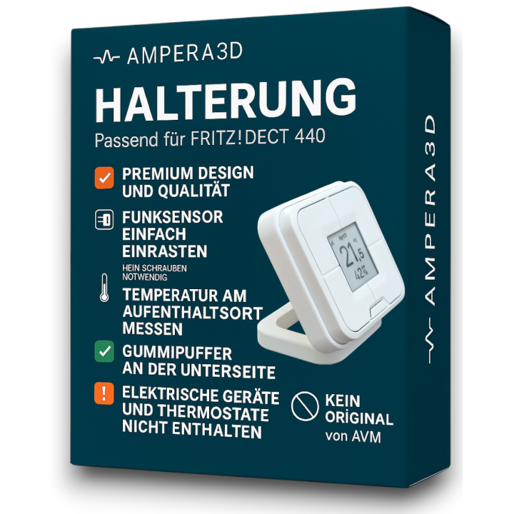 Halterung kompatibel zu Fritz! DECT 440 AVM Box Ständer Standfuß Halter Zubehör Sensor