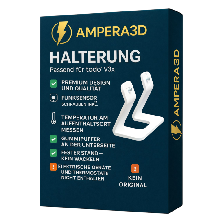 Halter kompatibel zu tado° X V3+ Funk Sensor Temperatursensor Ständer Aufsteller