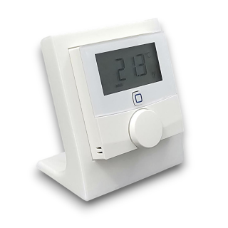 Halter kompatibel Homematic IP HmIP-DS55 Wandthermostat Ständer Halter Tischaufsteller
