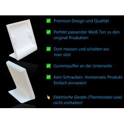 Homematic IP kompatibler HmIP-WTH-B BASIC Wandthermostat Ständer Halter