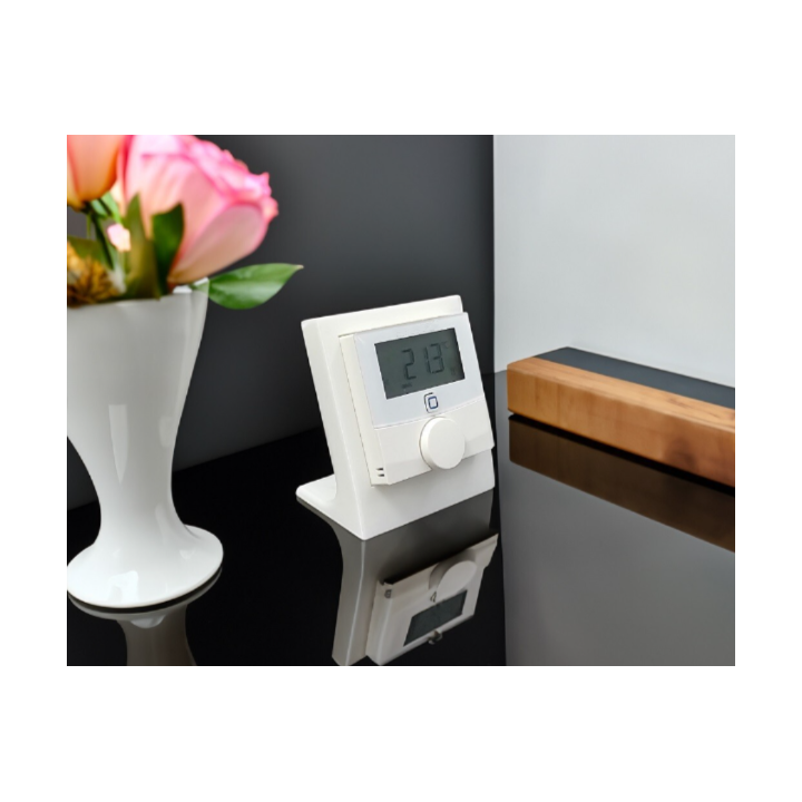 Halter kompatibel Homematic IP HmIP-DS55 Wandthermostat Ständer Halter Tischaufsteller