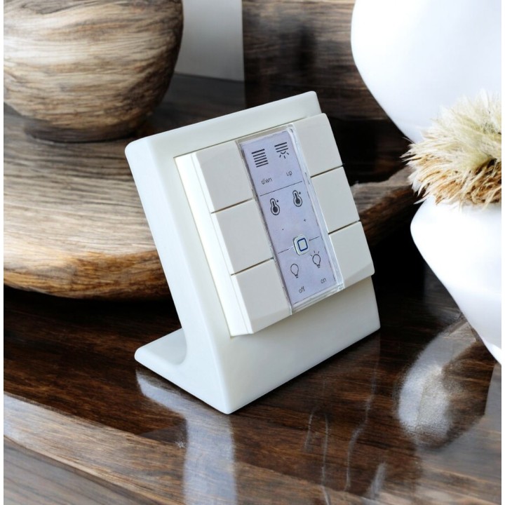 Halter kompatibel Homematic IP HmIP-DS55 Wandthermostat Ständer Halter Tischaufsteller