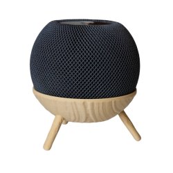 Standfuß / Halter / Tripod in Holzoptik / wood passend für Apple HomePod Mini