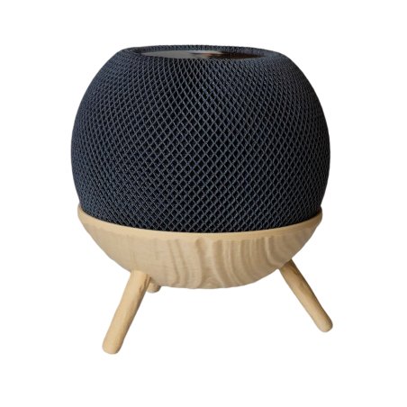 Standfuß / Halter / Tripod in Holzoptik / wood passend für Apple HomePod Mini