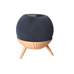 Standfuß / Halter / Tripod in Holzoptik / wood passend für Apple HomePod Mini
