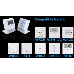 Tischaufsteller kompatibel Homematic IP HmIP-DS55 Wandthermostat Ständer Halter